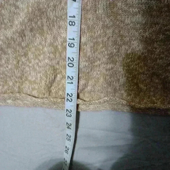 VTG Heirloom Collectibles Christmas Collection Womens Tan Sweater SZ L Y2K - Picture 7 of 7